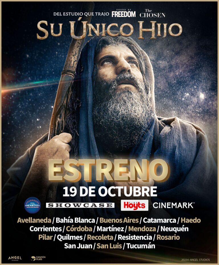 Tras el éxito rotundo de «Sound of Freedom», Angel Studios y CanZión Films anuncian el estreno de «Su único hijo», en Argentina.