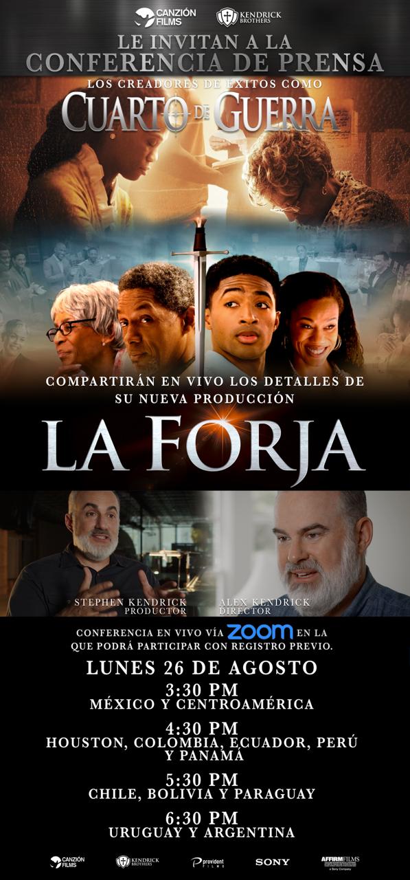Los cineastas Alex y Stephen Kendrick darán una rueda de prensa antes del estreno de «La Forja» en América Latina