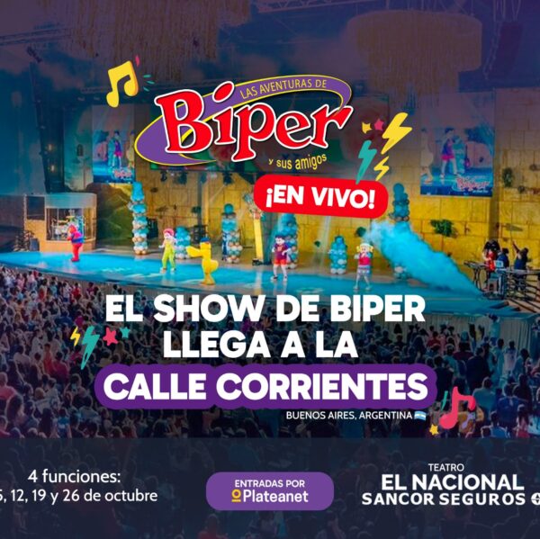 El show de Biper llega a la calle Corrientes