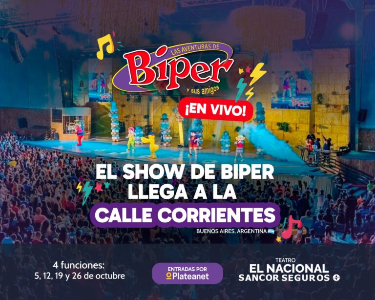 El show de Biper llega a la calle Corrientes