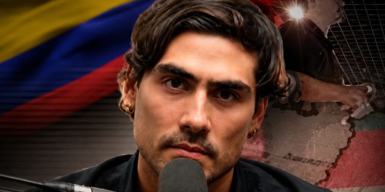 El influencer y productor mexicano Samuel Adrián fue detenido en Bogotá